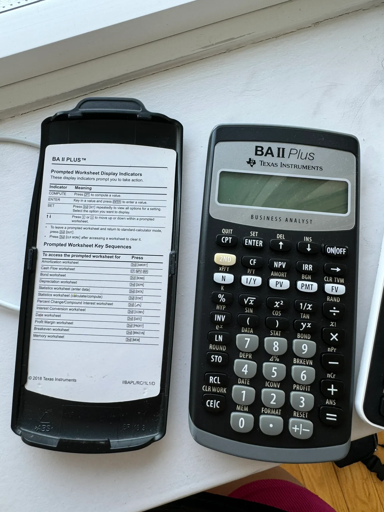 Texas Instruments BA II Plus Financial Calculator thumbnail