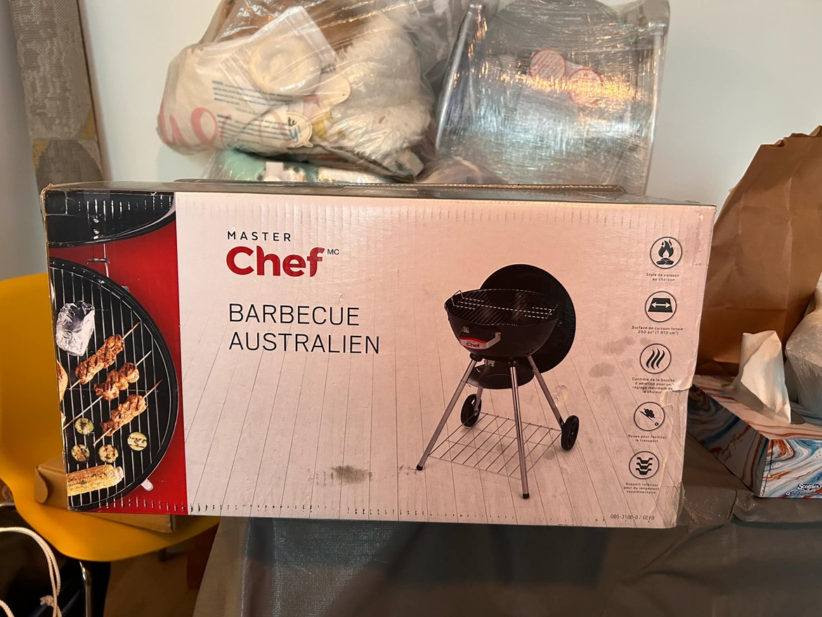 Master Chef Charcoal Kettle Barbecue