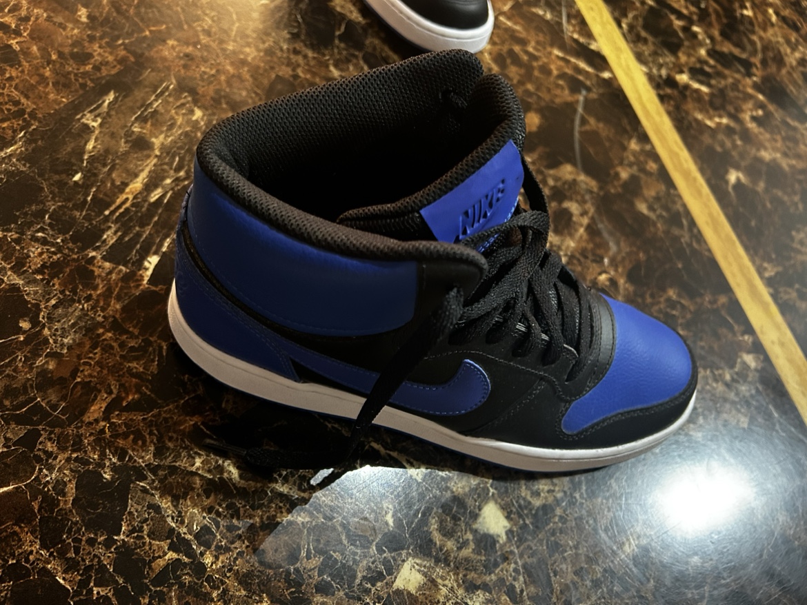 Nike Ebernon Mid 'Black Game Royal' - photo 2