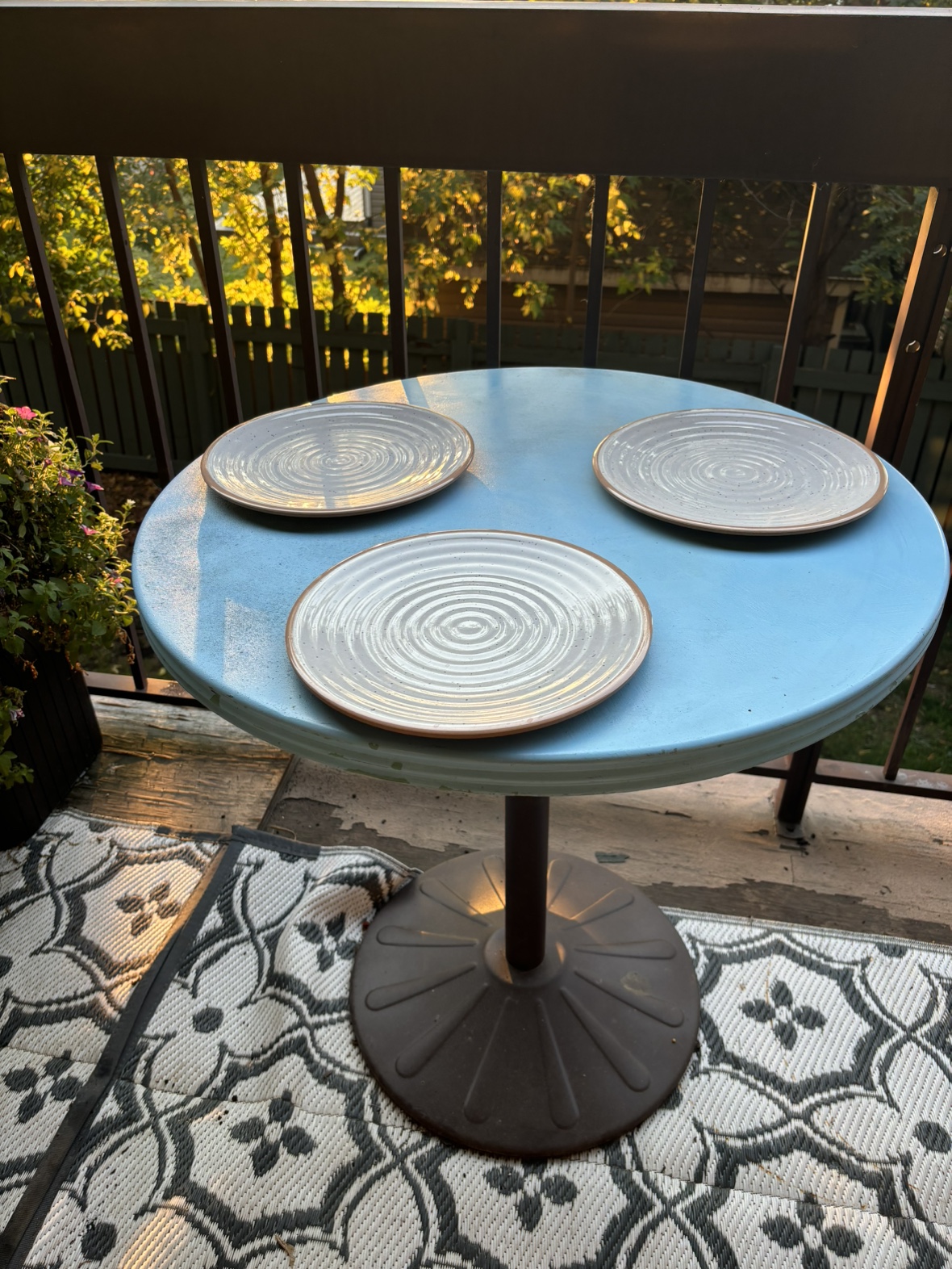 Bistro patio table outdoor