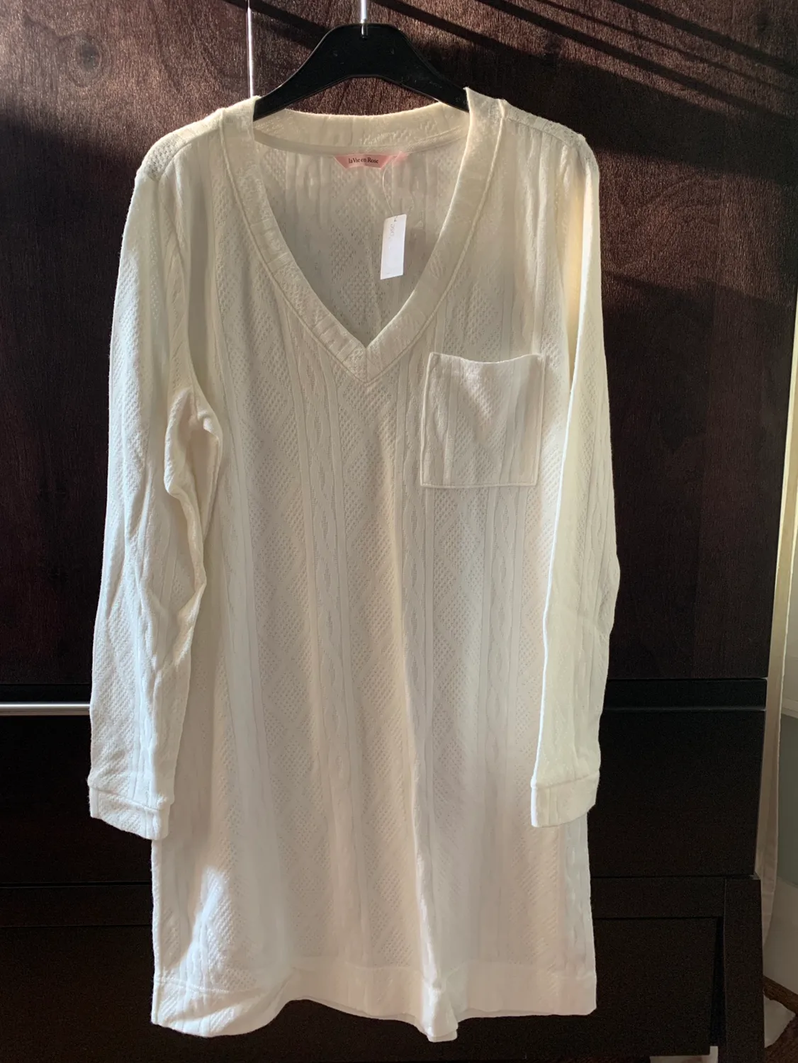 La Vie en Rose Long Sleeve Night Shirt thumbnail