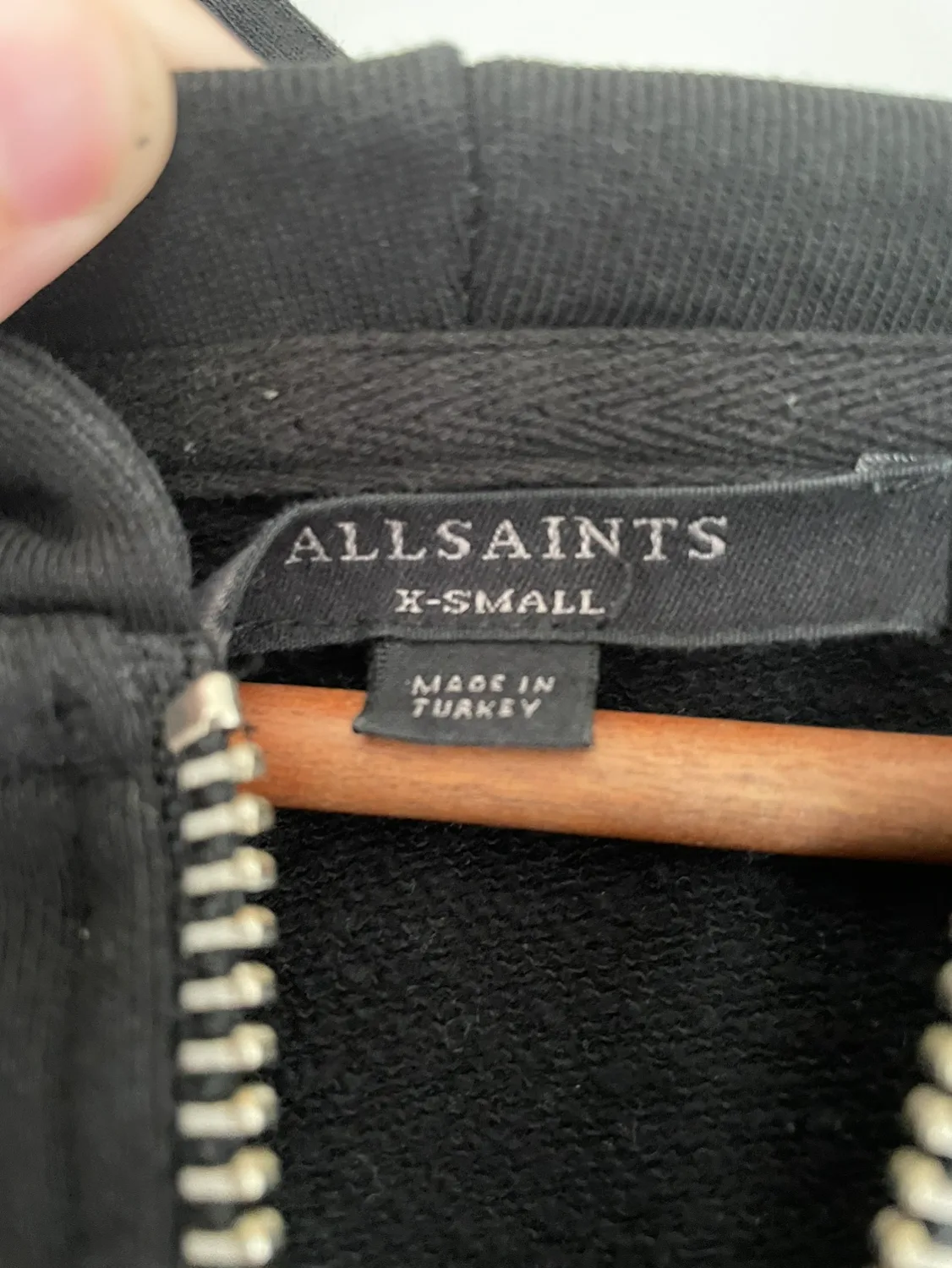 Allsaints quarter zip bulky zippered sweater image indicator(2)