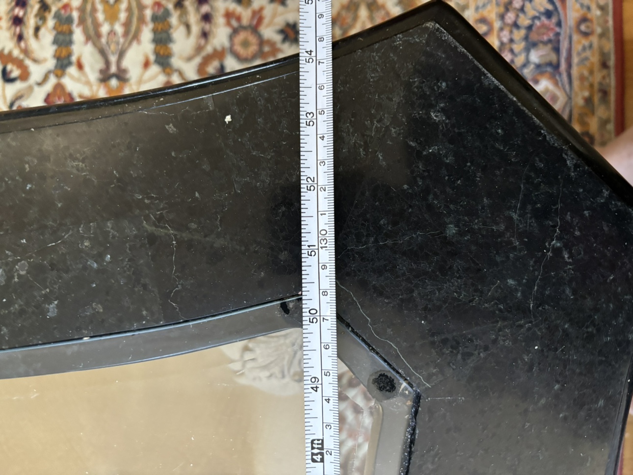 Unique Glass / marble Top Coffee Table - photo 5
