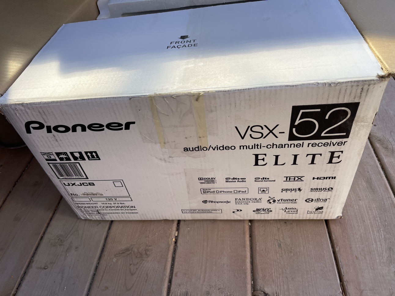 Pioneer Elite VSX-52 Receiver - photo 5