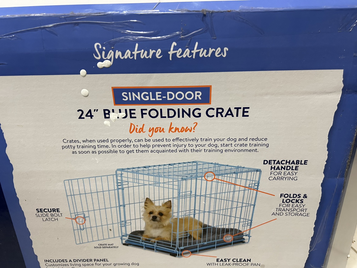 Dog crate with divider for potty best sale