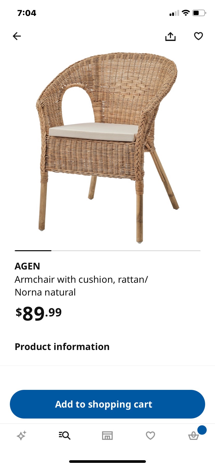 Wicker Armchairs with Cushions - photo 5