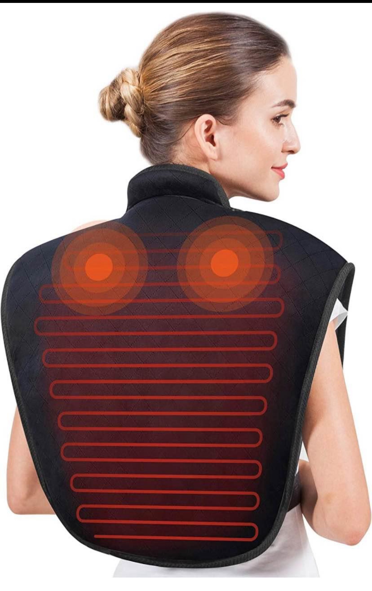 Heating Pad with Vibration Motors