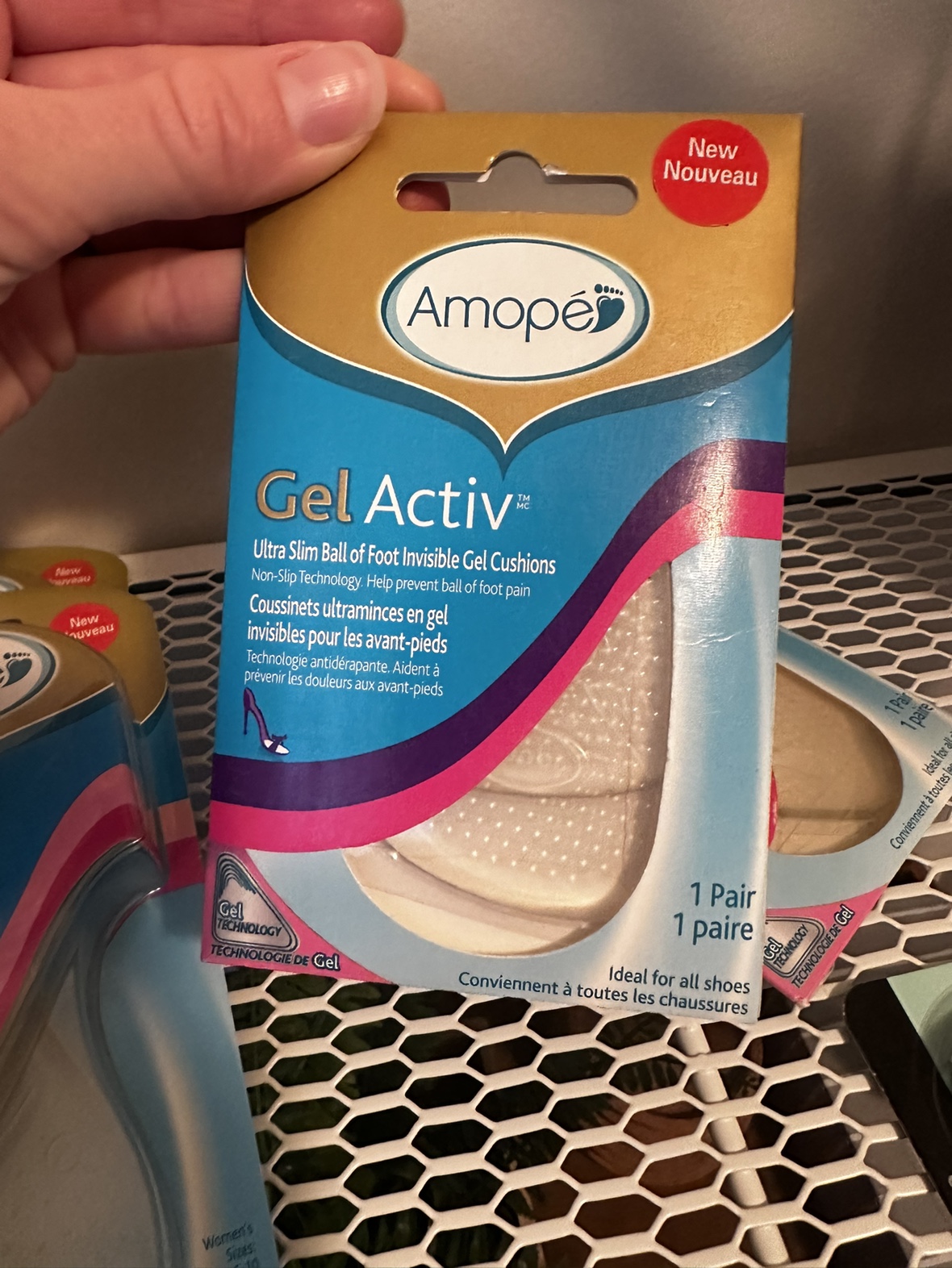 Amope Gel Activ Insoles Ladies Heels Cusion - photo 3