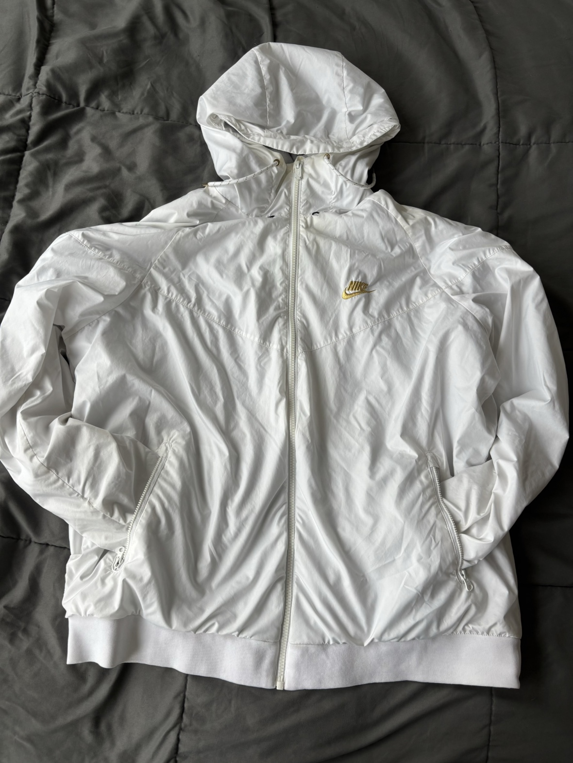 Nike White Winter Jacket (L)