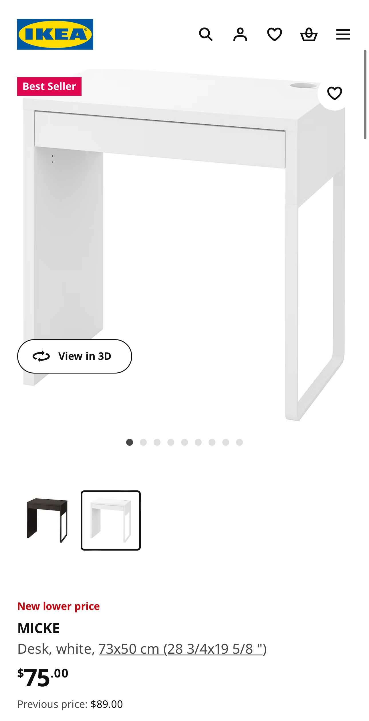 IKEA MICKE Desk - photo 3