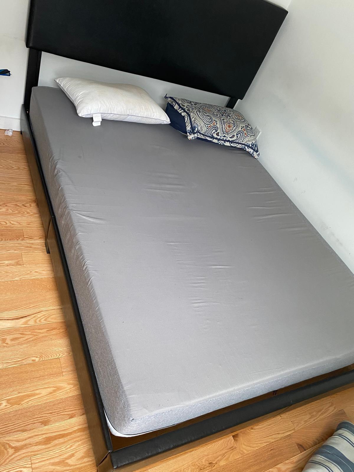 Queen Bed Frame bunk, and mattress - photo 5