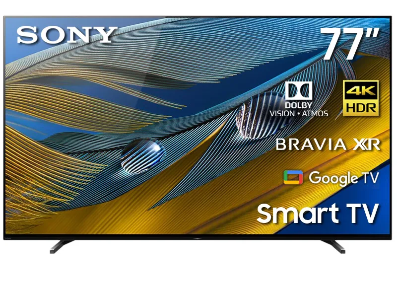 SONY 77" XR A80J OLED 4K UHD HDR SMART GOOGLE TV XR77A80J image indicator(2)