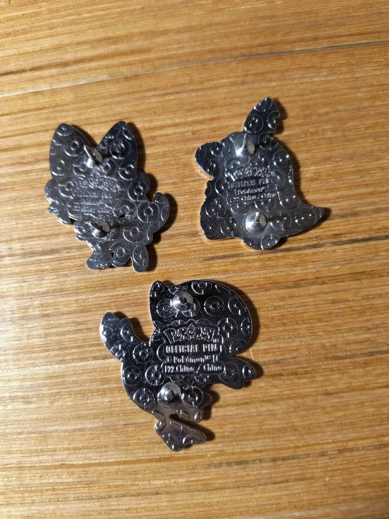 Pokemon Official Pin Set - Sprigatito, Fuecoco, Quaxly image indicator(3)