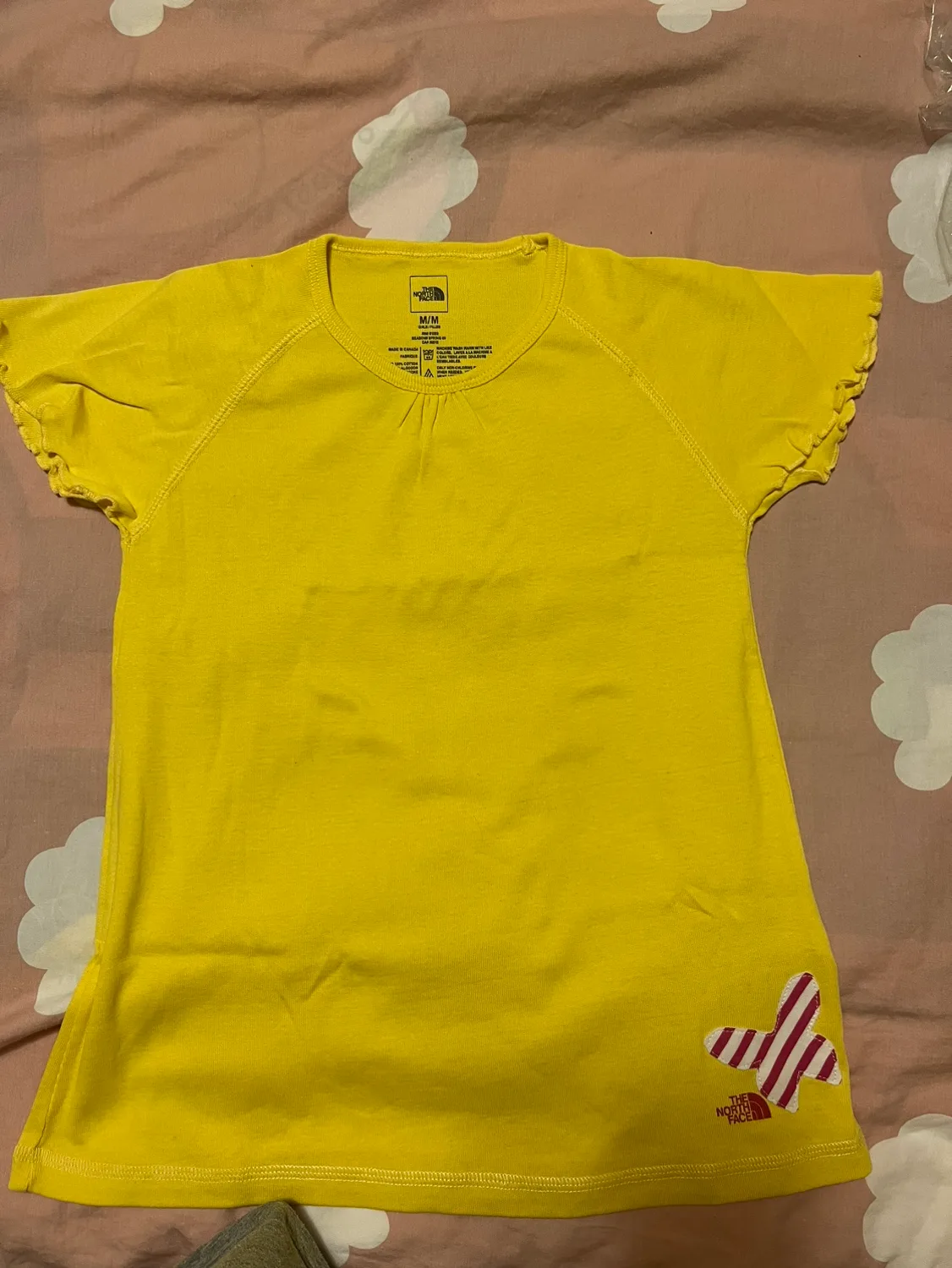 Brand new north face youth medium 100% organic cotton mad image indicator(2)