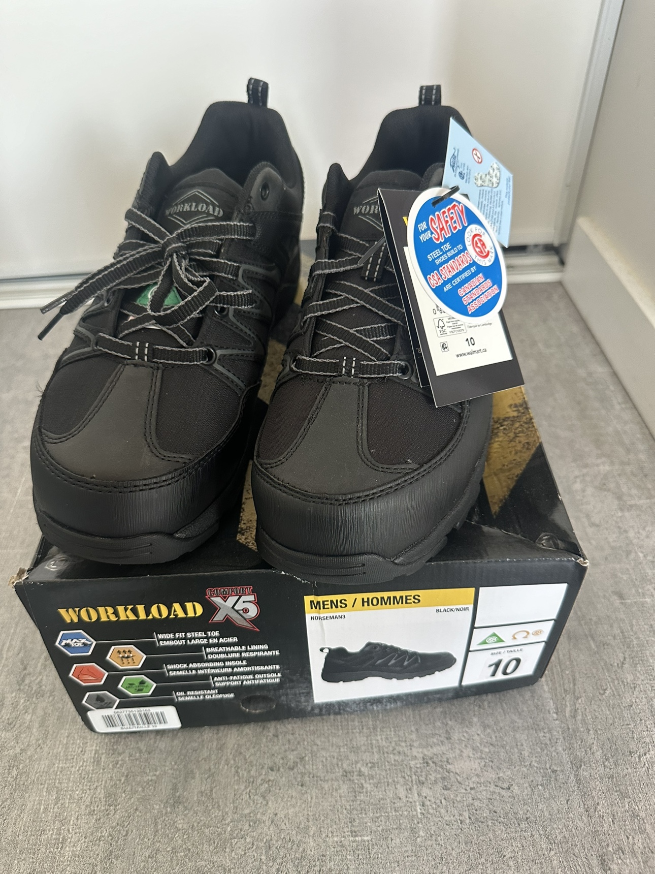 Workload Men's Norseman Safety Work Shoes, - photo 2