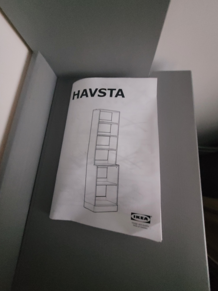 #FREECYCLE IKEA HAVSTA Shelving Unit MOVING SALE - photo 4