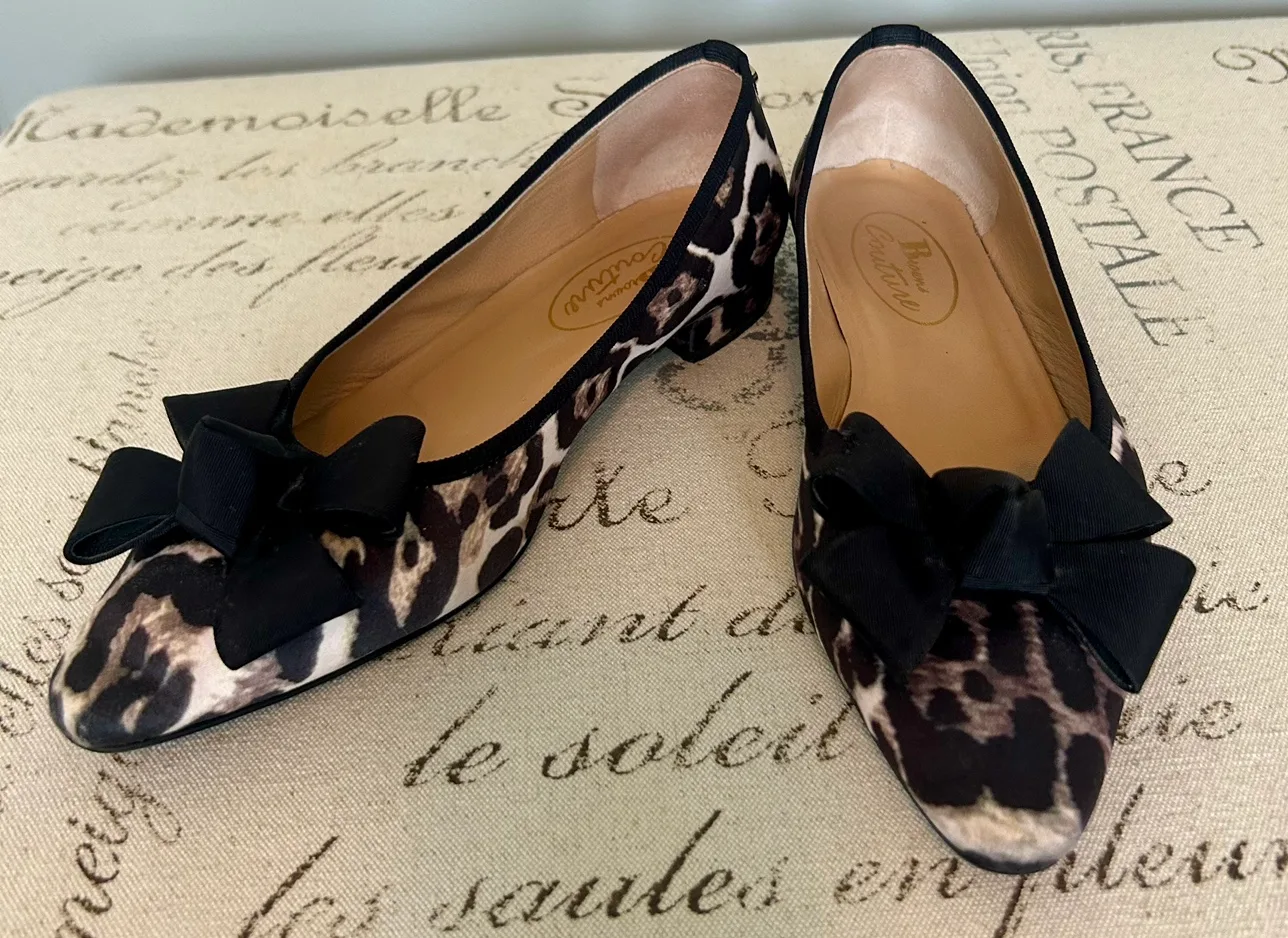 Browns Courure Leopard Print Flats thumbnail