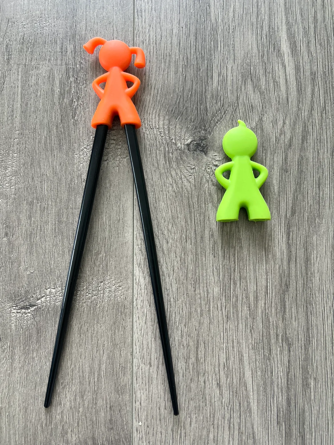 Kids Chopsticks Silicone Holder Boy / Girl image indicator(5)