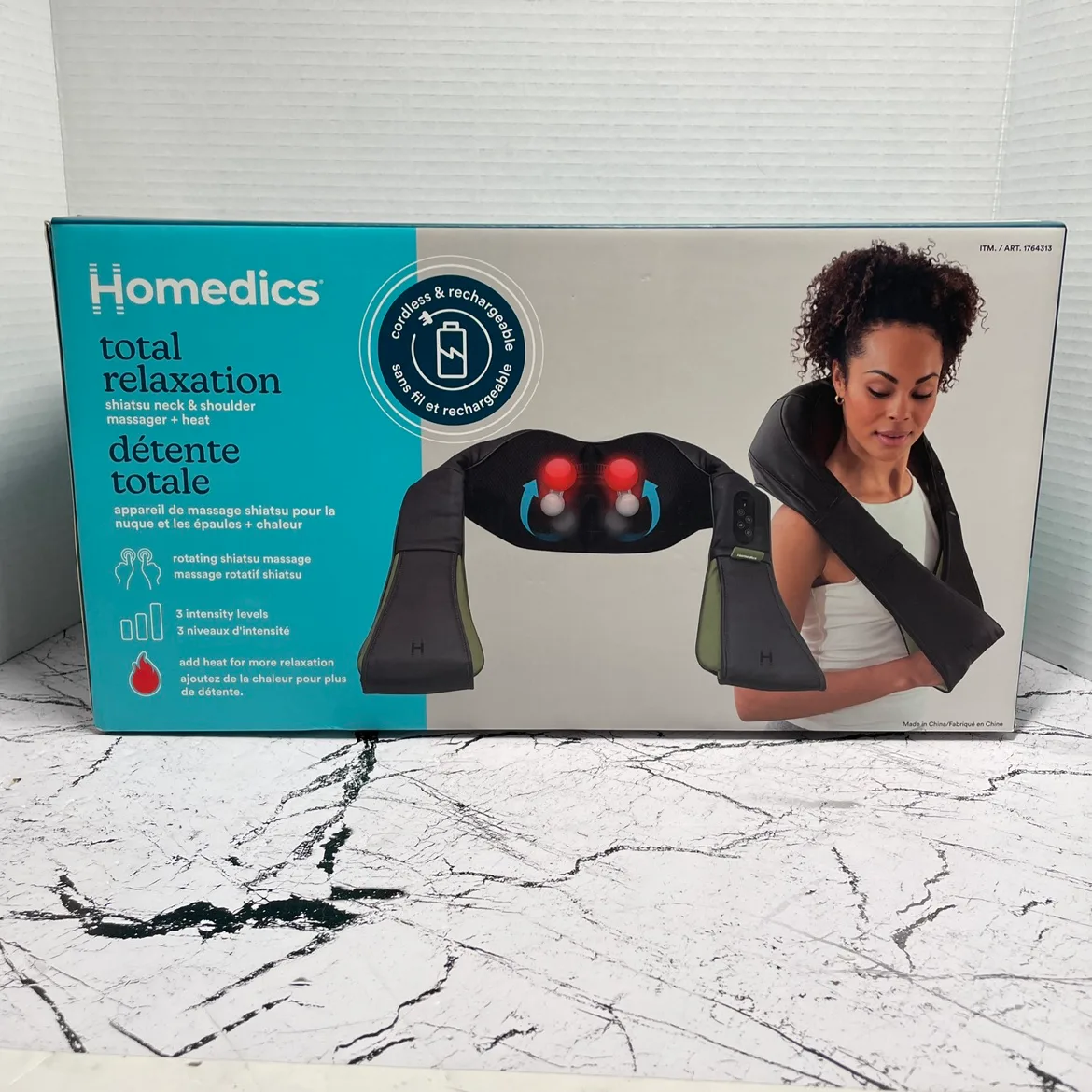 NEW Homedics Total Relaxation Shiatsu Neck & Shoulder Massager thumbnail