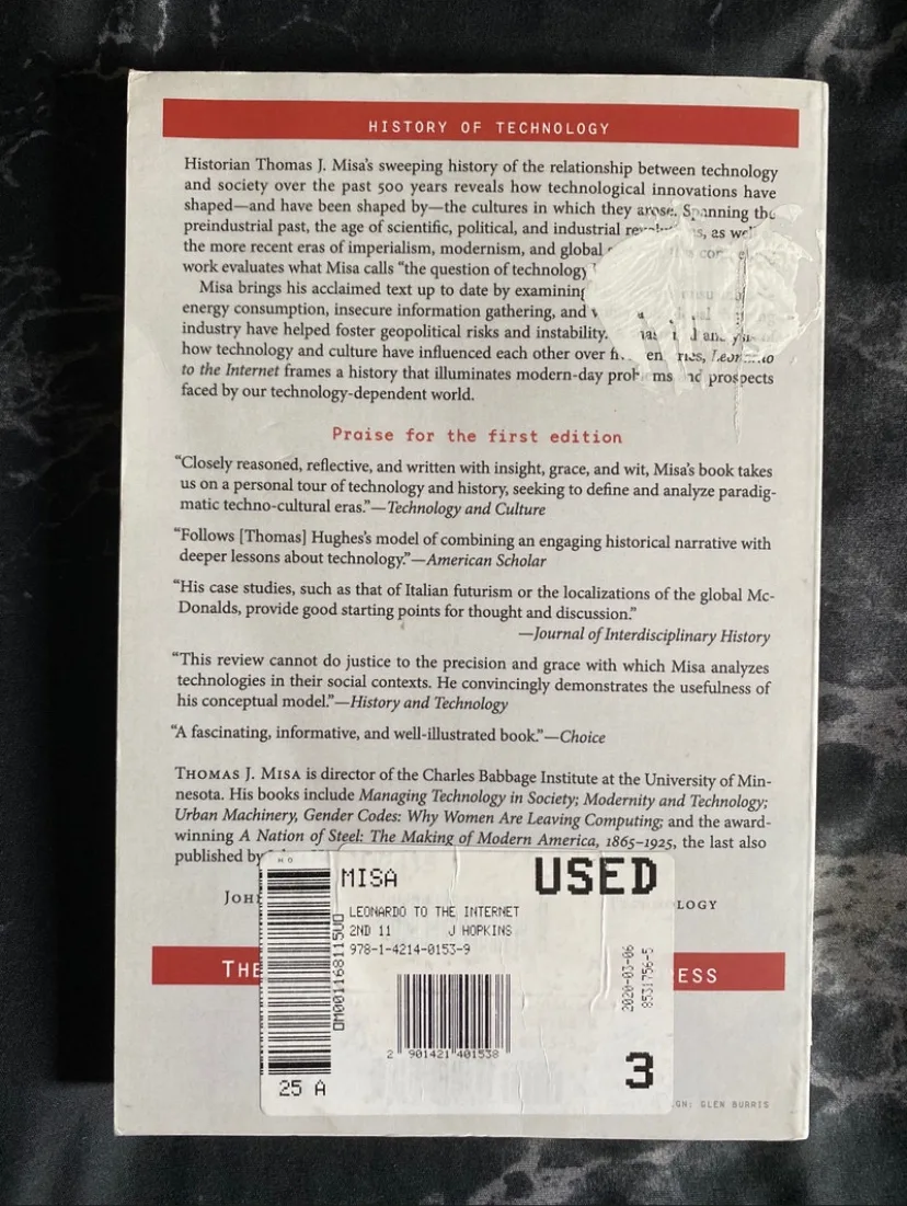 Leonardo to the Internet: Technology and Culture image indicator(2)