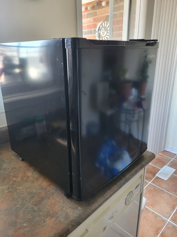 Mini  fridge  for sale 35 dollars.....Black. thumbnail