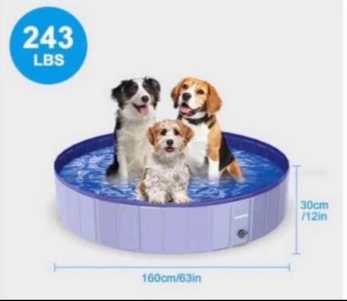 63” Portable Pools With Cover For Kids Or Pets - photo 5