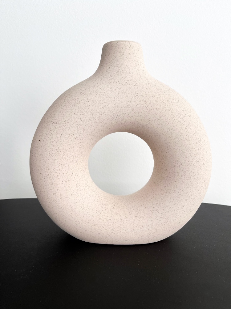 Light beige vase