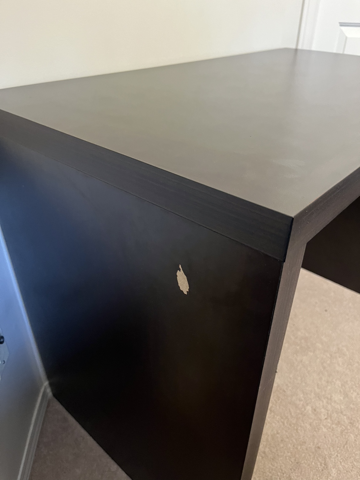 Dark Brown Desk - photo 3