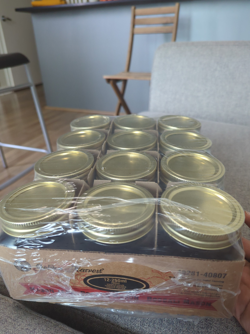 12-pack of 250ml Mason Jars - photo 2