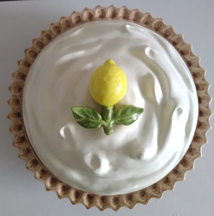 Vintage Lemon Meringue Pie Plate and t thumbnail