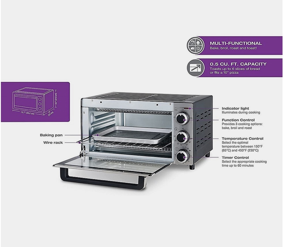 Brand New - Salton Toaster Oven - photo 4