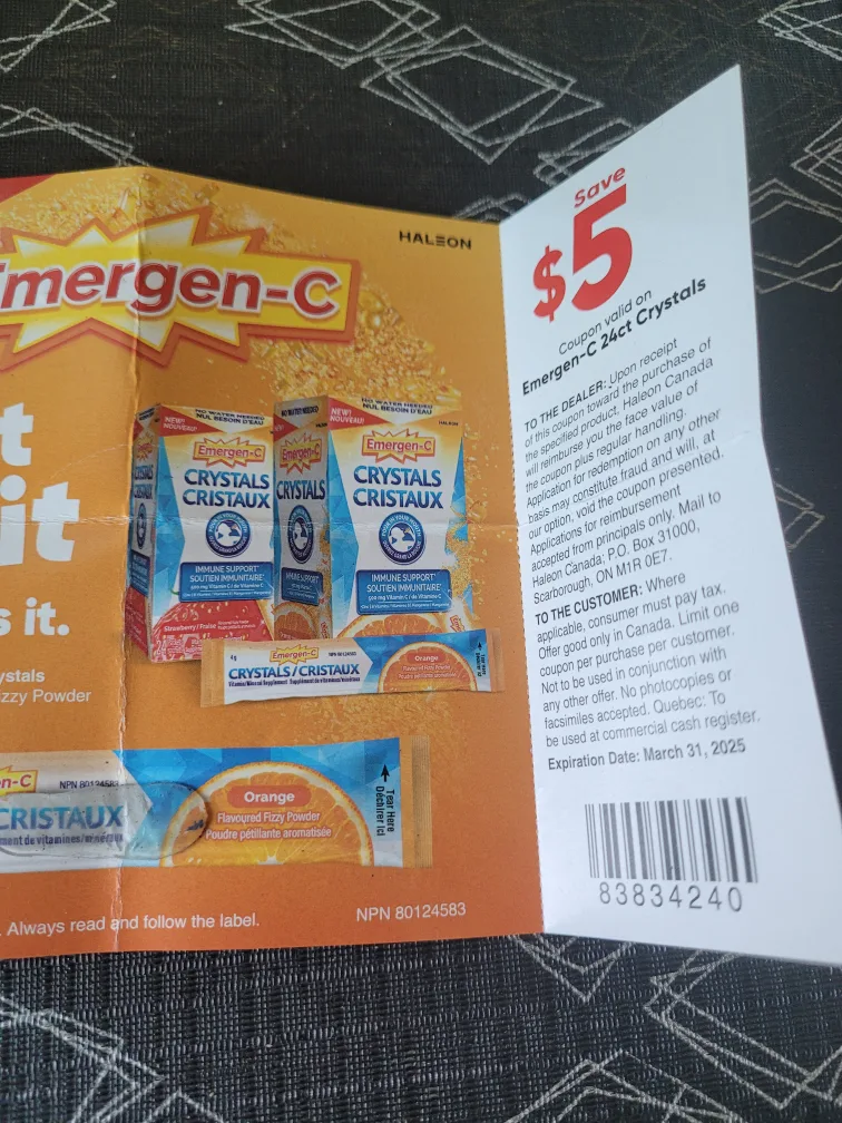 Emergen-C $5 Coupon ❤️ thumbnail