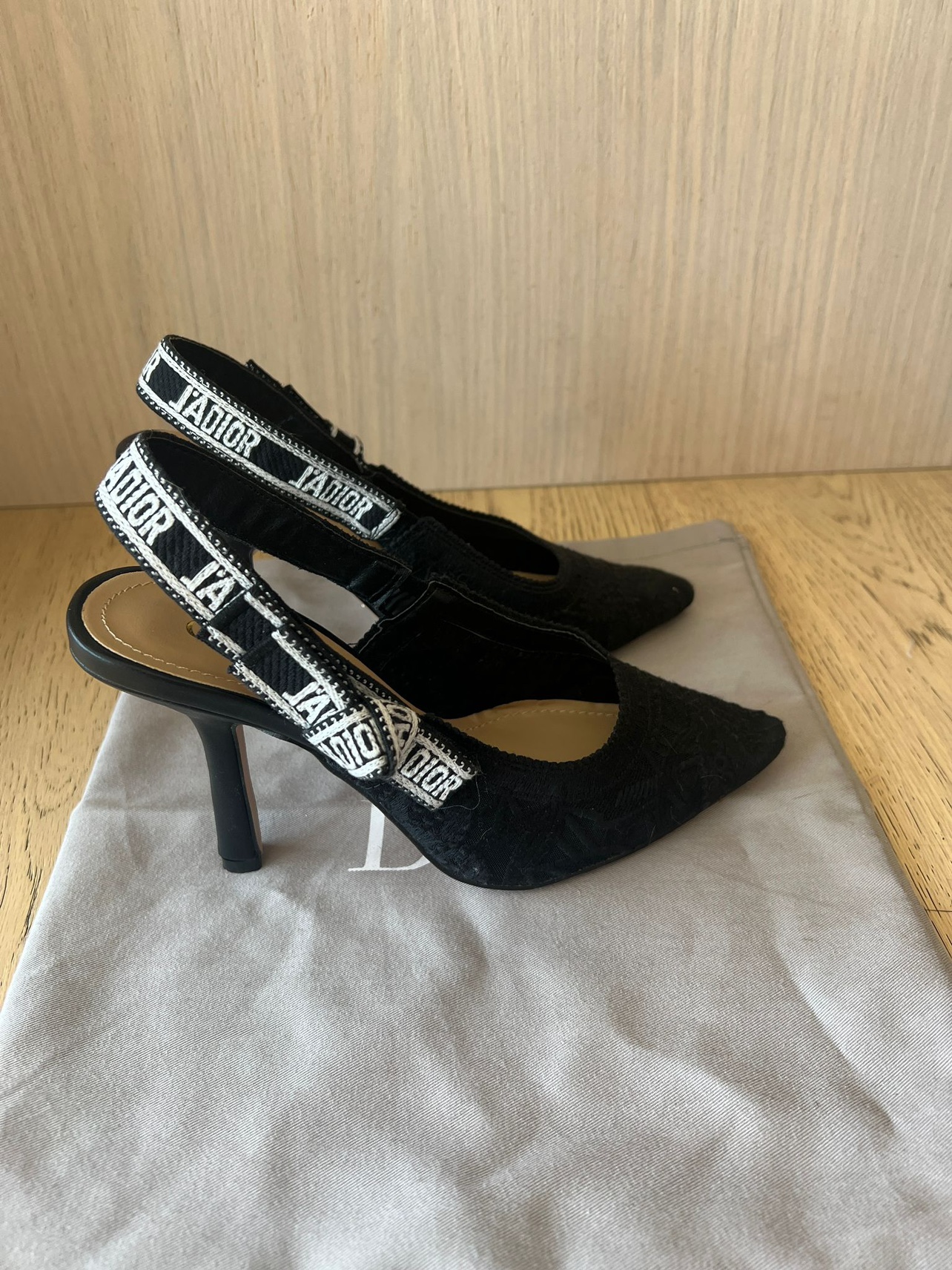 Black Slingback Heels