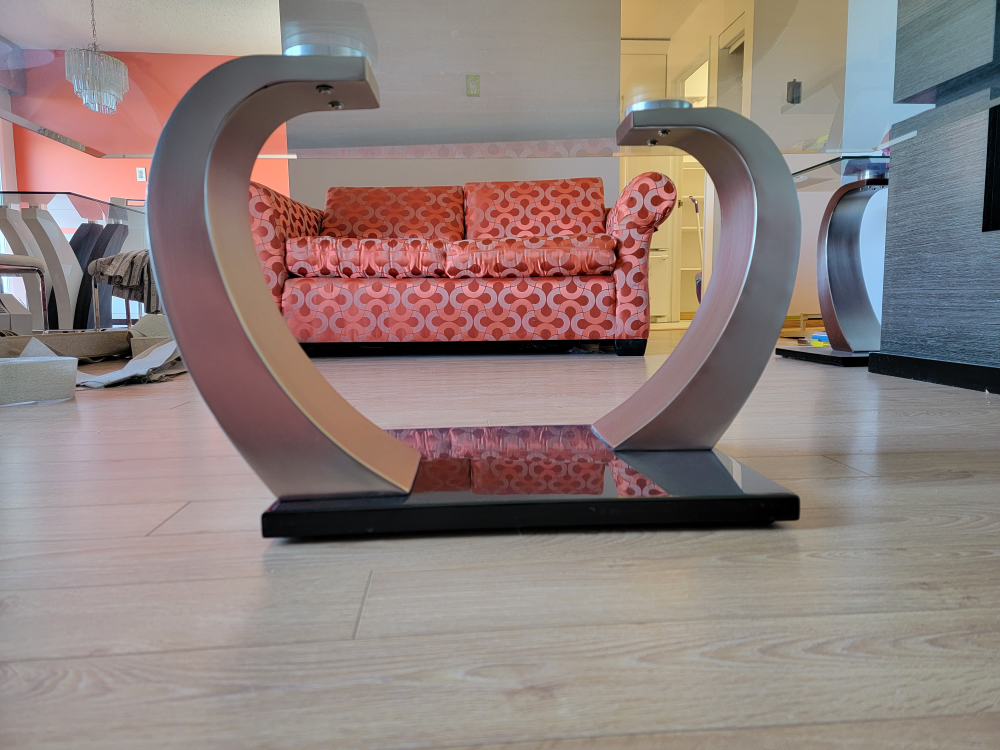 Vintage Orange Silk Love Seats - photo 5
