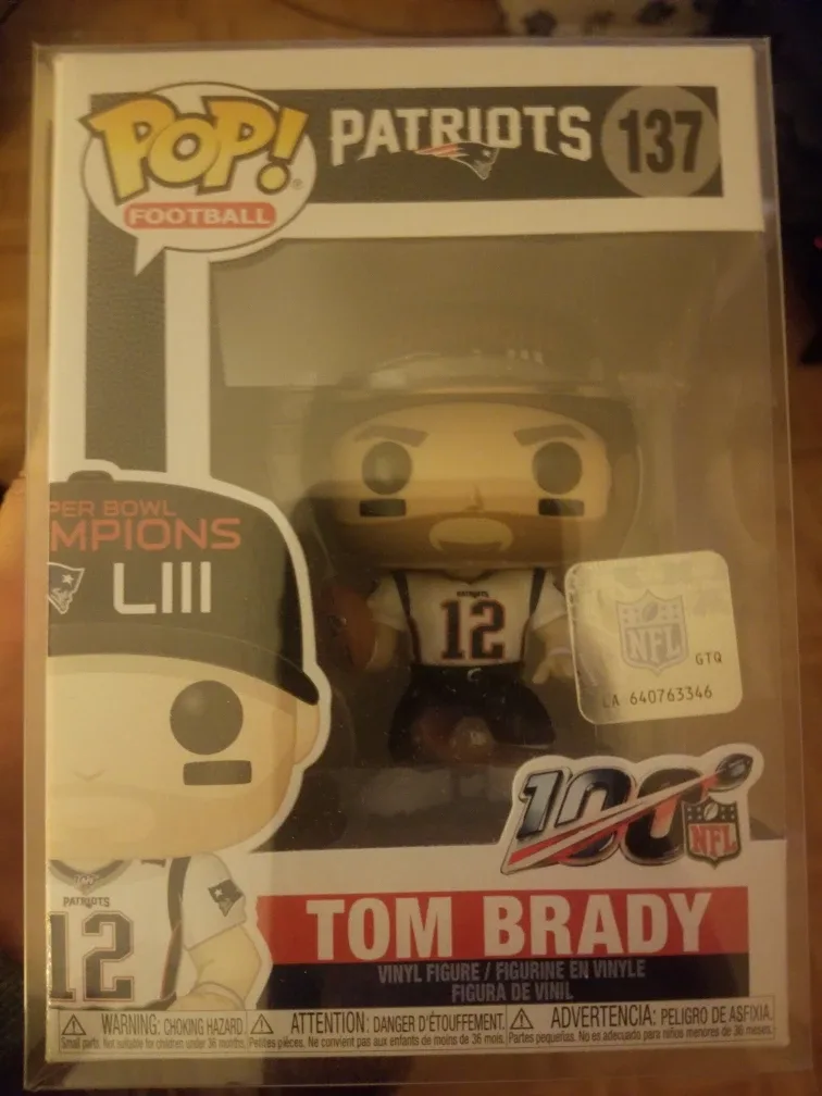 Pop! Football Tom Brady Patriots 137 thumbnail