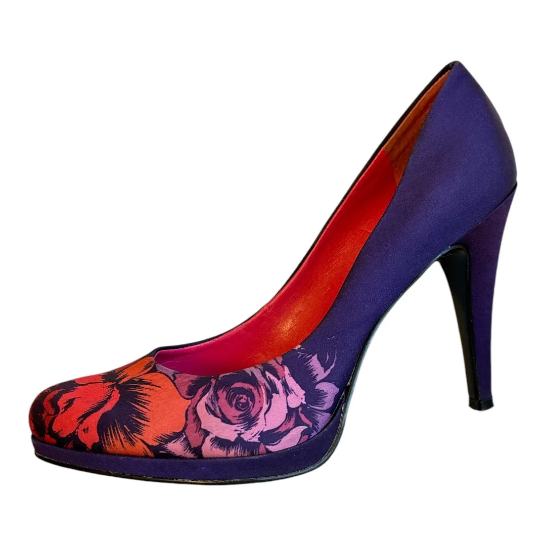Nine West Floral Heels image indicator(2)
