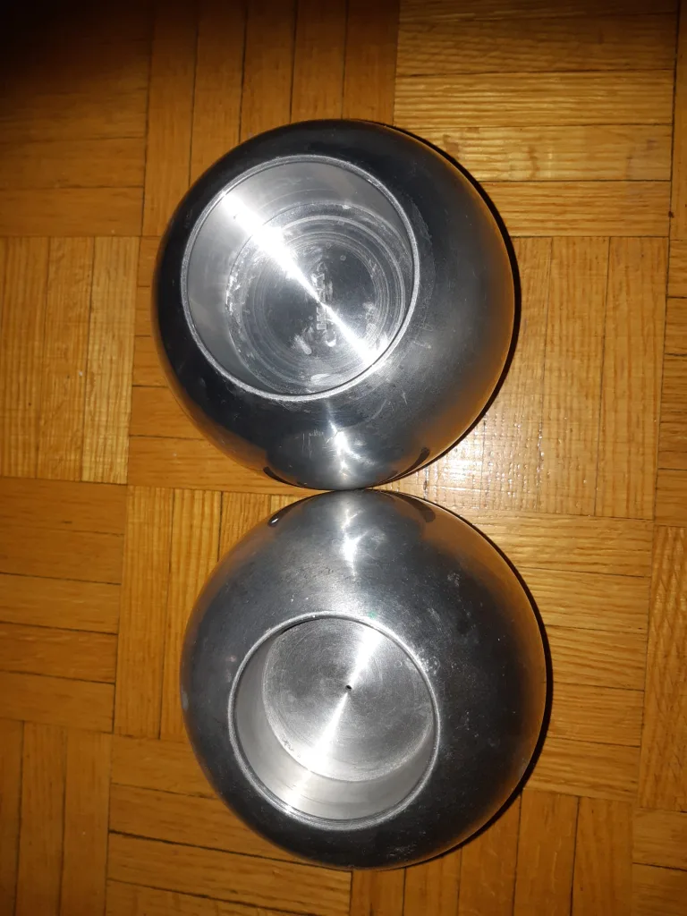 ikea vintage aluminum candle holders thumbnail