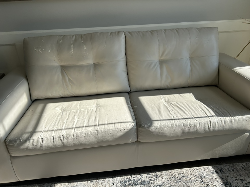 Free leather sofa set - photo 2