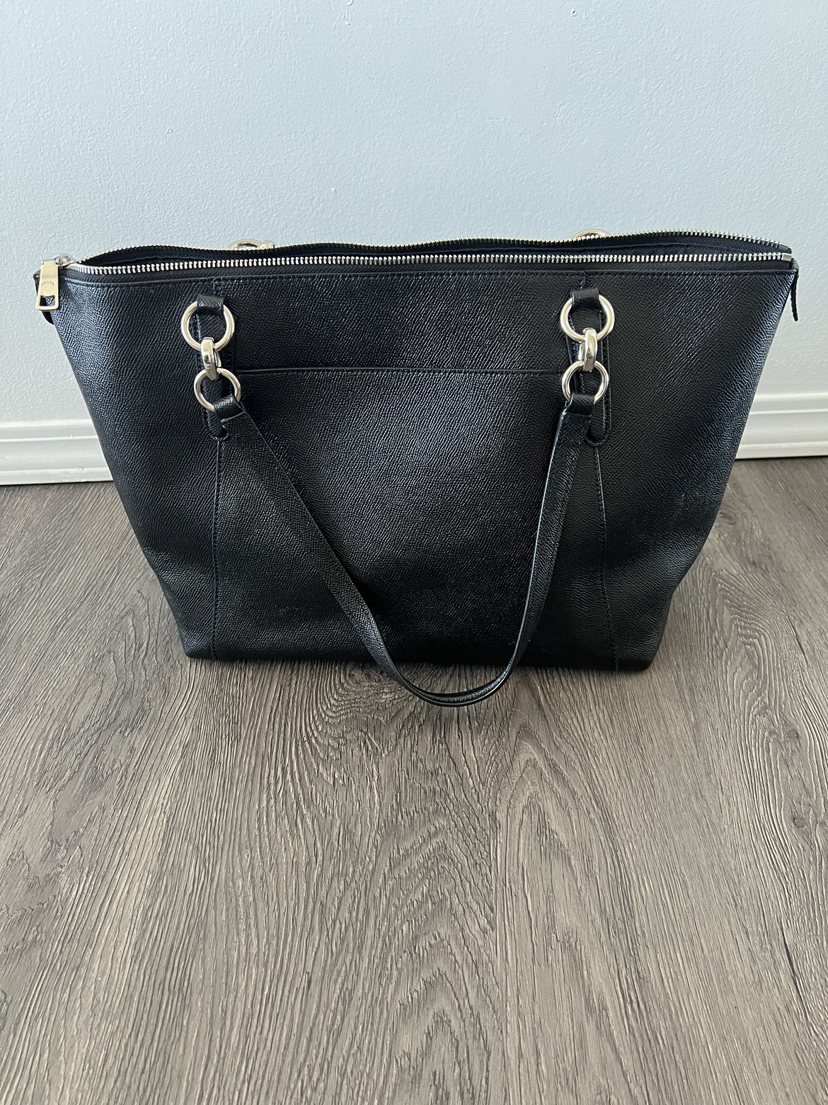 Coach Black Leather Tote Bag - photo 2