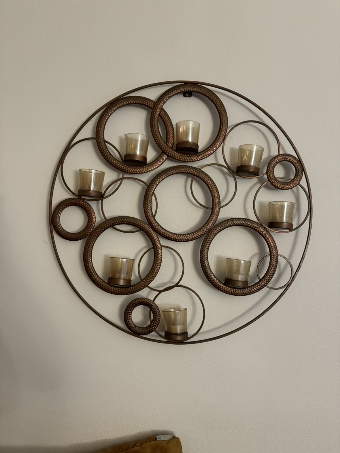 Metal Wall Candle Holder