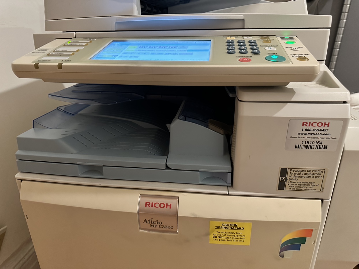 Ricoh Aficio MP C3300 Copier - photo 3