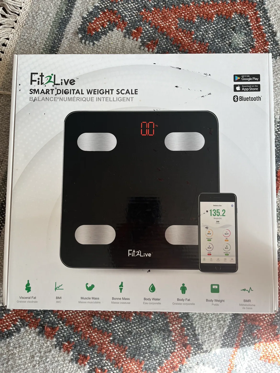 Fit2Live Smart Digital Weight Scale thumbnail