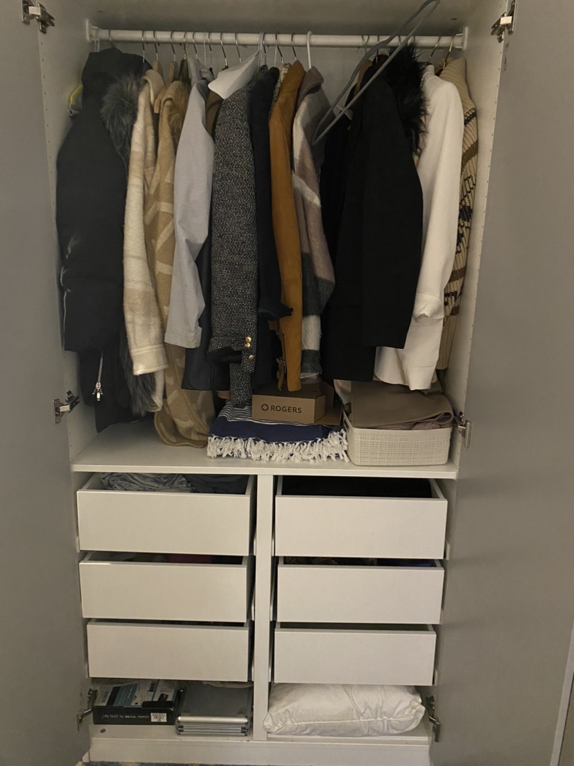 IKEA PAX Wardrobe with mirrored doors - photo 4