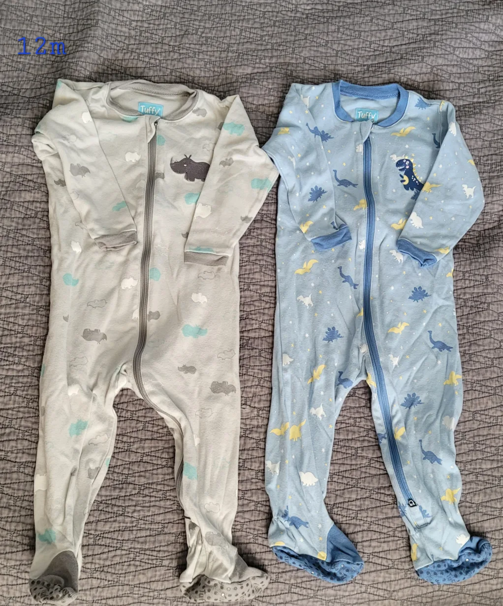 12m baby Footed Sleepers - 4 Pack thumbnail