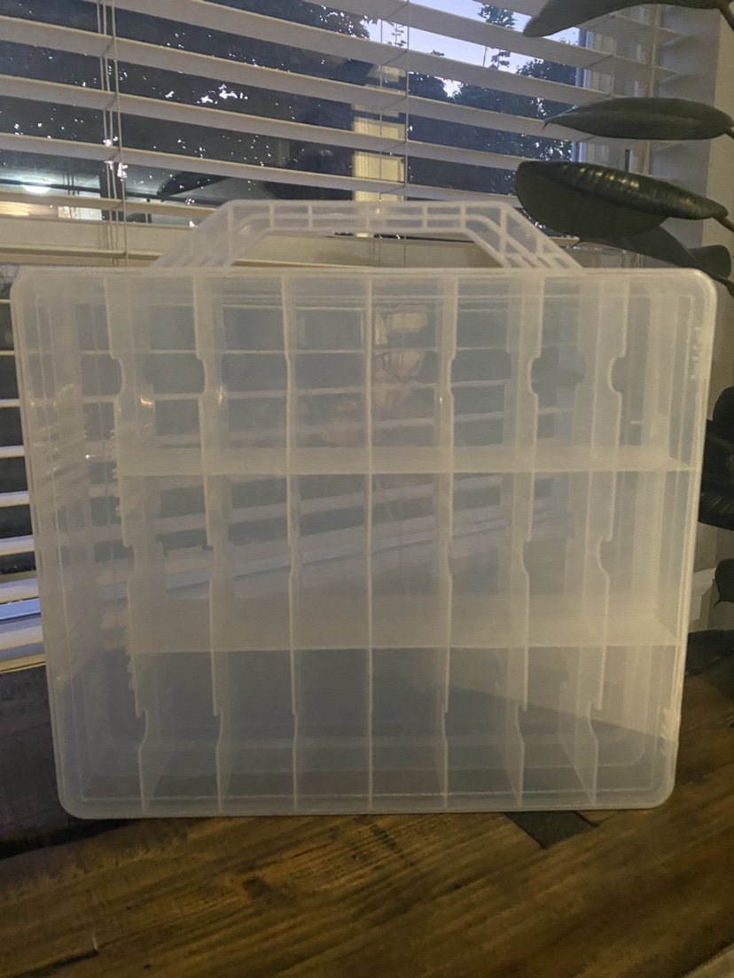 Clear Plastic Storage Case (double sided)