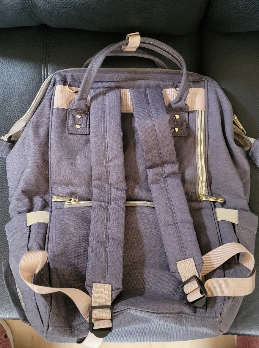 Grey Diaper Bag Backpack image indicator(2)