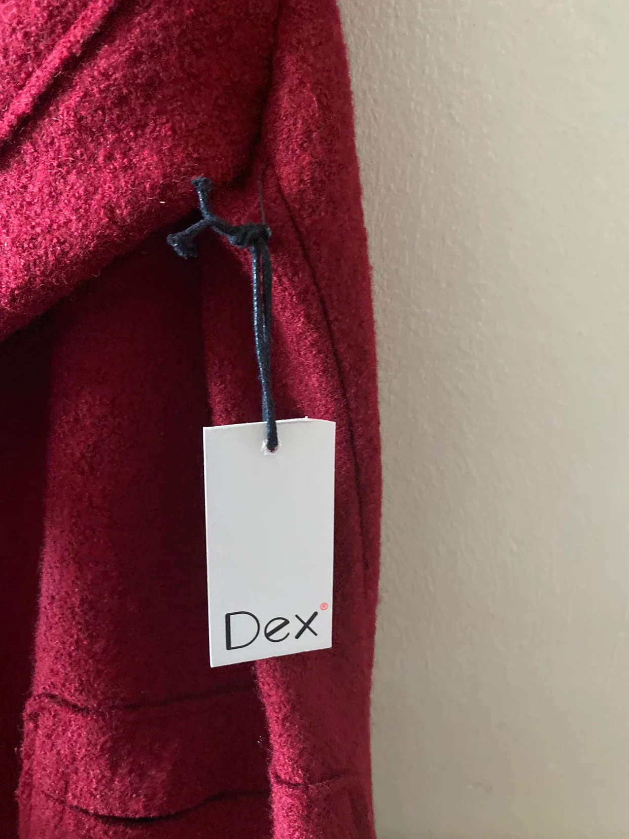 Dex Burgundy Long Coat image indicator(2)