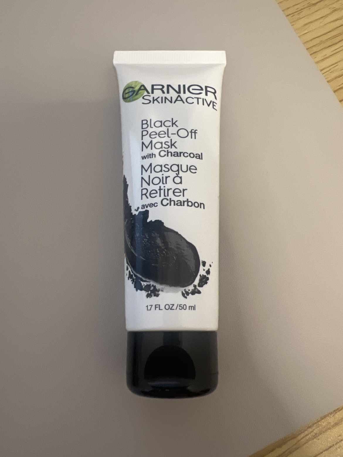 Garnier Black Peel-Off Mask with Charcoal #freecycle