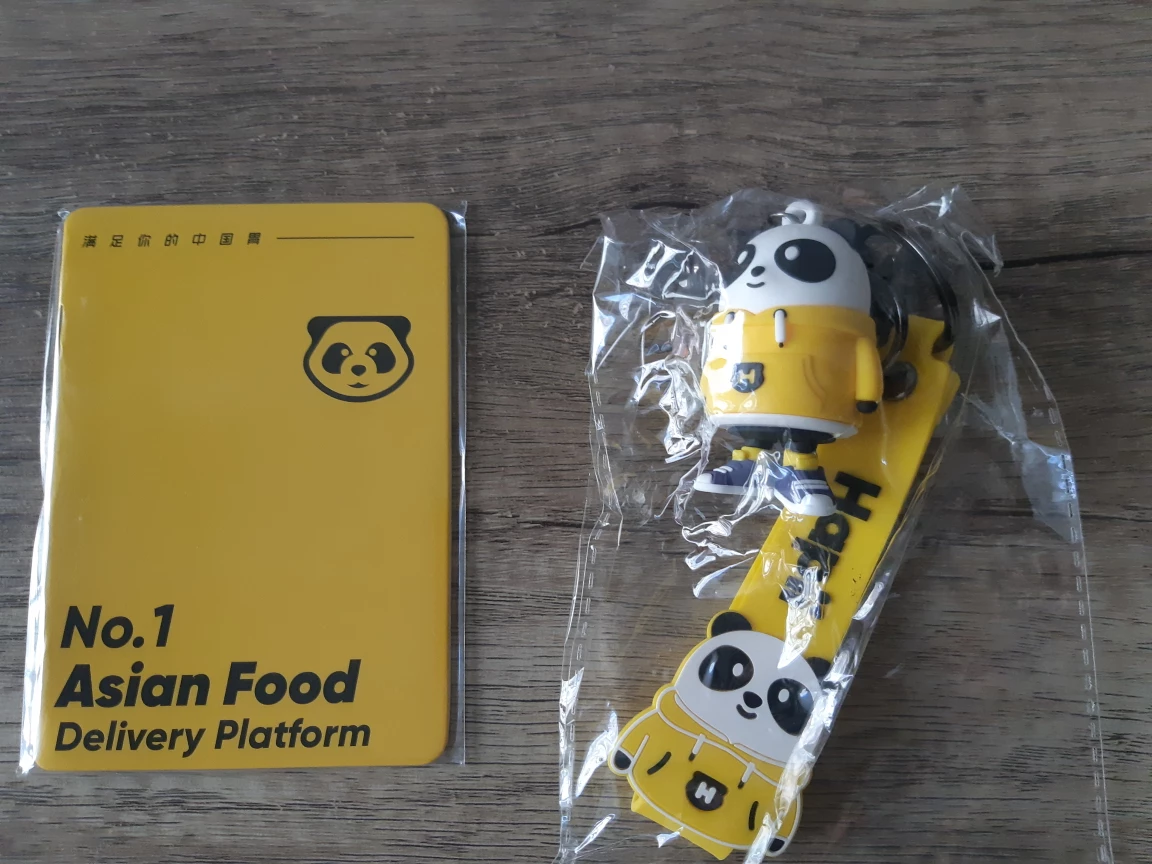 Hungry Panda Keychain and Notepad #freecycle