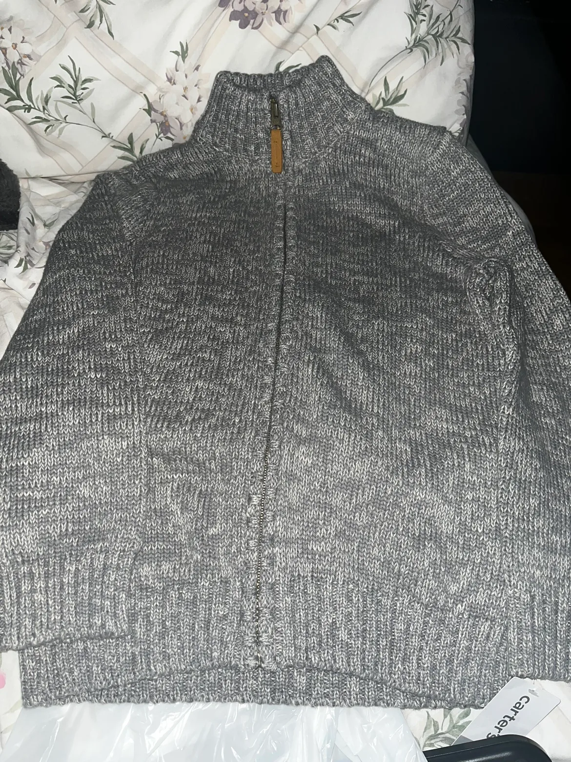 Carter's Size 8 Boys Zip-Up Sweater image indicator(2)